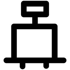 Collection of Finance Bold Line Icons 

