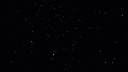 Starry sky. Night sky with stars. Constellations in the night sky