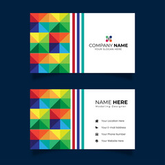 Refined Clean Style Corporate Card Design