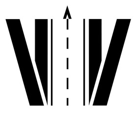 Logo highway, transportation