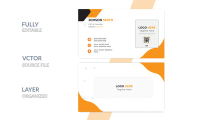 Modern Digital Creative Vector Business Card Design