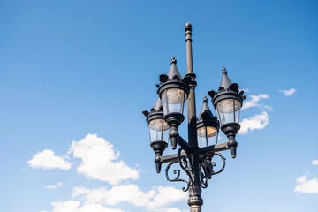 Fototapeten Street lamp in Bordeaux © Maartje