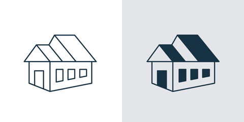 Modern house icon vector illustration
