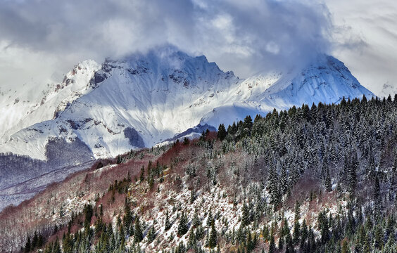 Winter mountains. Korab, Macedonia