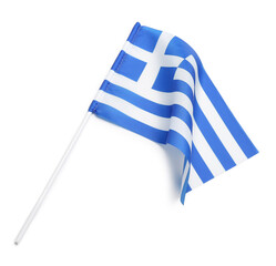 Obraz premium Flag of Greece isolated on white background