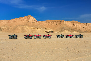 Quad trip on the desert near Marsa Alam, Egipt © Patryk Kosmider
