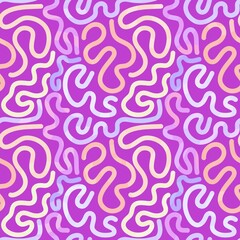 Abstract summer stripes seamless festive ribbons pattern for wrapping paper and fabrics and linens and kids