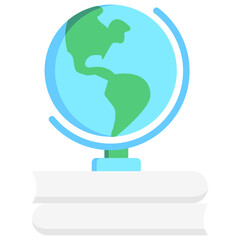 globe icons, are often used in design, websites, or applications, banner, flyer to convey specific concepts related to education theme