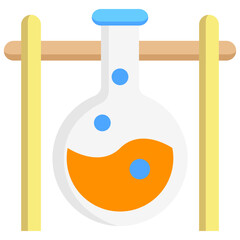 flask icons, are often used in design, websites, or applications, banner, flyer to convey specific concepts related to education theme
