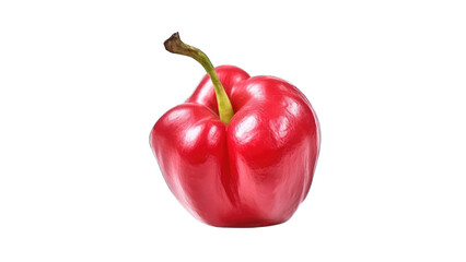 Rose apple fruit isolated on transparent background created with generative AI technology