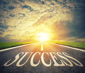 Road of the success. The right way for new business opportunities