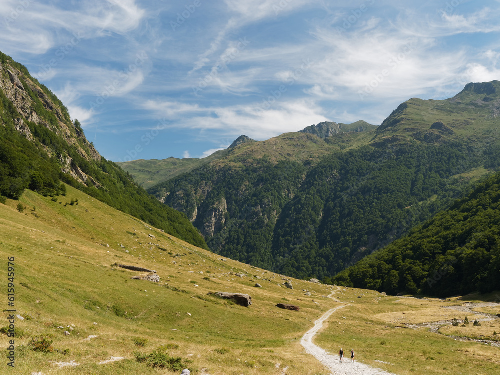 Canvas Prints orlu national reserve on the gr7 hiking trail, en gaudu meadow