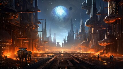 Scifi Game Artwork