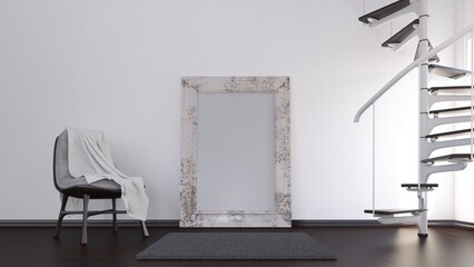 3D render of a Contemporary Room Interior