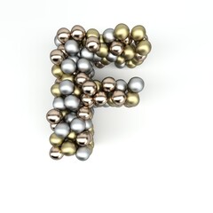 3D Render of  Alphabet Letter