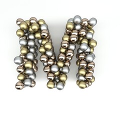 3D Render of  Alphabet Letter