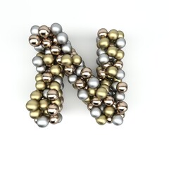 3D Render of  Alphabet Letter