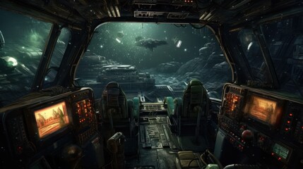 Scifi World Game Art Environment