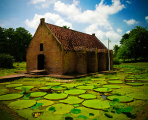 Exterior view to gunpowder storage in Fort Nieuw Amsterdam - 08-05-2013 Marienburg, Suriname