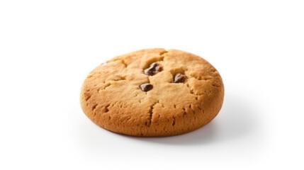 cookie isolated on white created with Generative AI technology