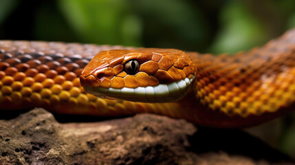Fototapeta premium close up of a snake