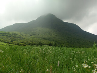 Fototapeta premium 九重連山の風景