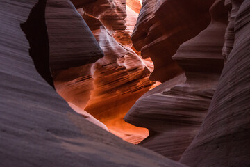 upper antelope canyon in Page, Arizona.