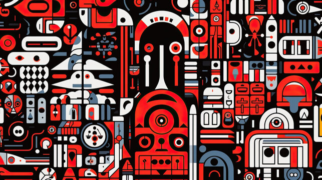 Star Wars Poster Bauhaus Style Vector Sharp clean