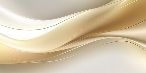 Abstract modern light gold background with copy space made with Generative AI