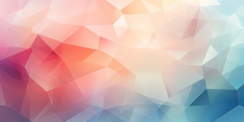 an artistic light color abstract polygon shapes background made with Generative AI