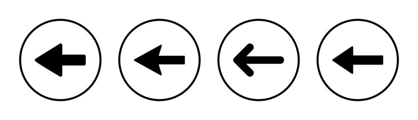 Arrow icon set illustration. Arrow sign and symbol for web design.