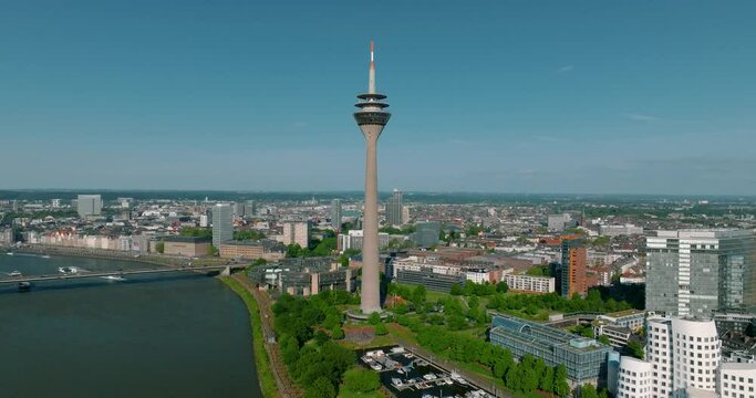 Düsseldorf Aerial Footage