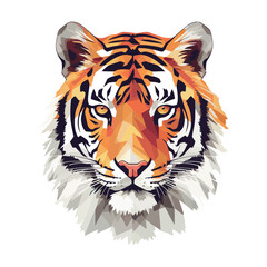 Bengal tiger face