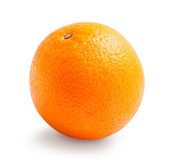 Orange fruit isolated on white background. Clipping path included.