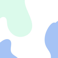 Pastel Frame Abstract Shapes Corners Decorative 