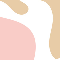 Pastel Frame Abstract Shapes Corners Decorative 