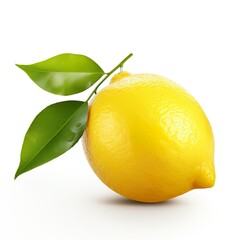 lemon isolated on white background | Generative AI