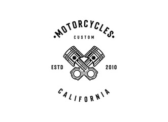 American Motorcycle Club Logo Design Vector Isolated. Ready made logo template set vector isolated