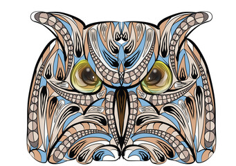 Owl Ethnic Animal Pattern Vector Graphics TShirt Design