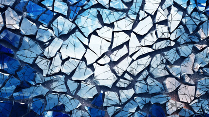 Generative AI, Fractured Fragments: Exploring Abstract Patterns in Shattered Glass