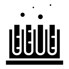 The Black Chemical Icon Symbol is Perfect as an Additional Element to your Design