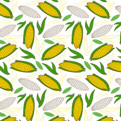 Corn pattern for fabric printing