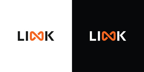 Modern and professional link logo design