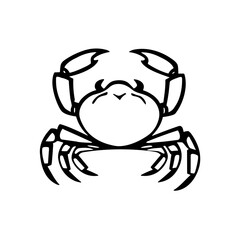 Handdrawn Crab Illustration Logo