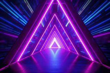 Naklejka premium abstract futuristic background with pink blue glowing neon moving high speed wave lines and bokeh lights. Data transfer Data Connection concept Fantastic wallpaper