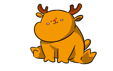 reindeer with nose