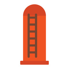 silo and ladder