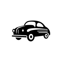 Obraz premium Cute Toy Car Logo Illustration
