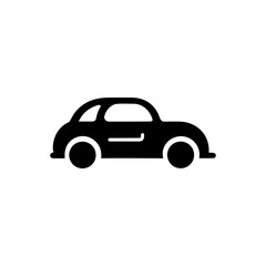 Cute Toy Car Logo Illustration