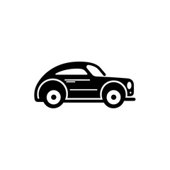 Cute Toy Car Logo Illustration